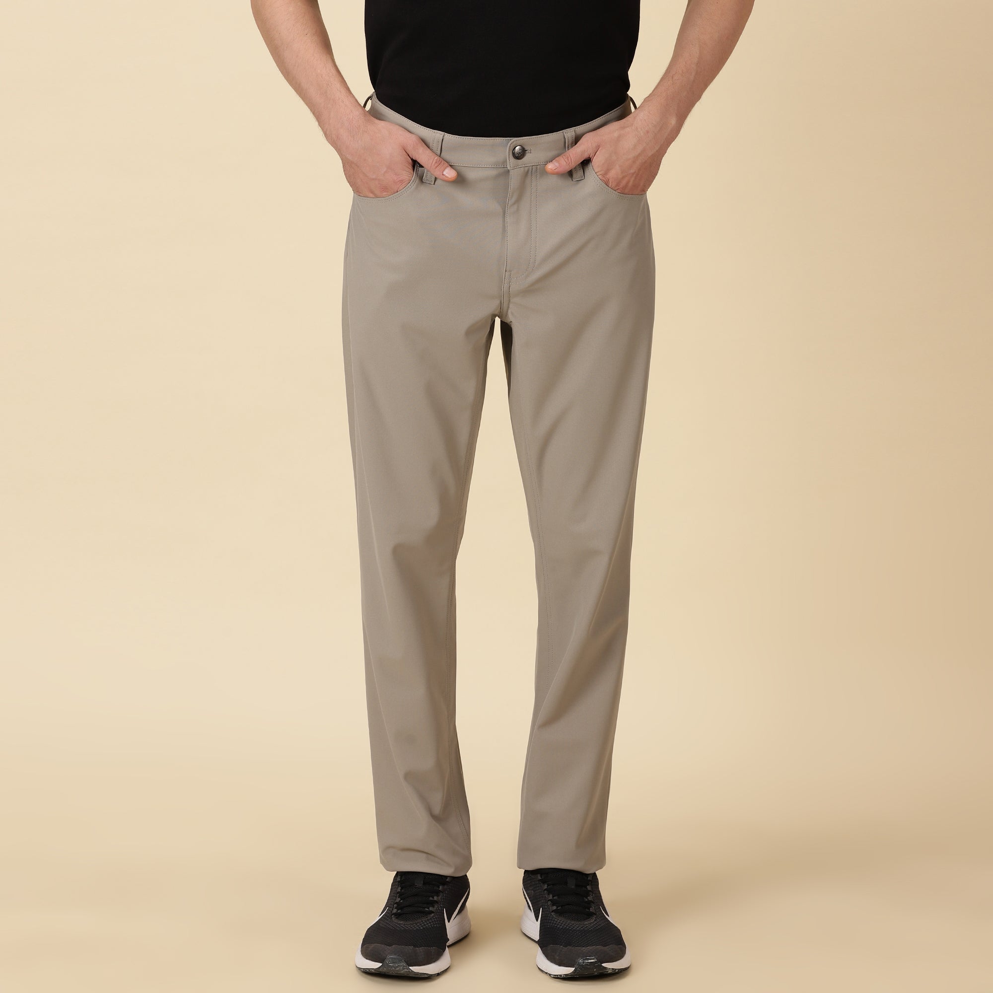 Slim Fit Golf Pant - Light Khaki