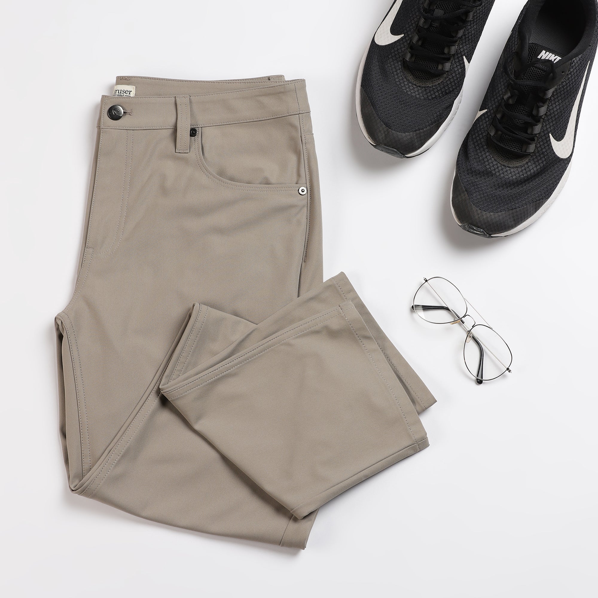 Slim Fit Golf Pant - Light Khaki