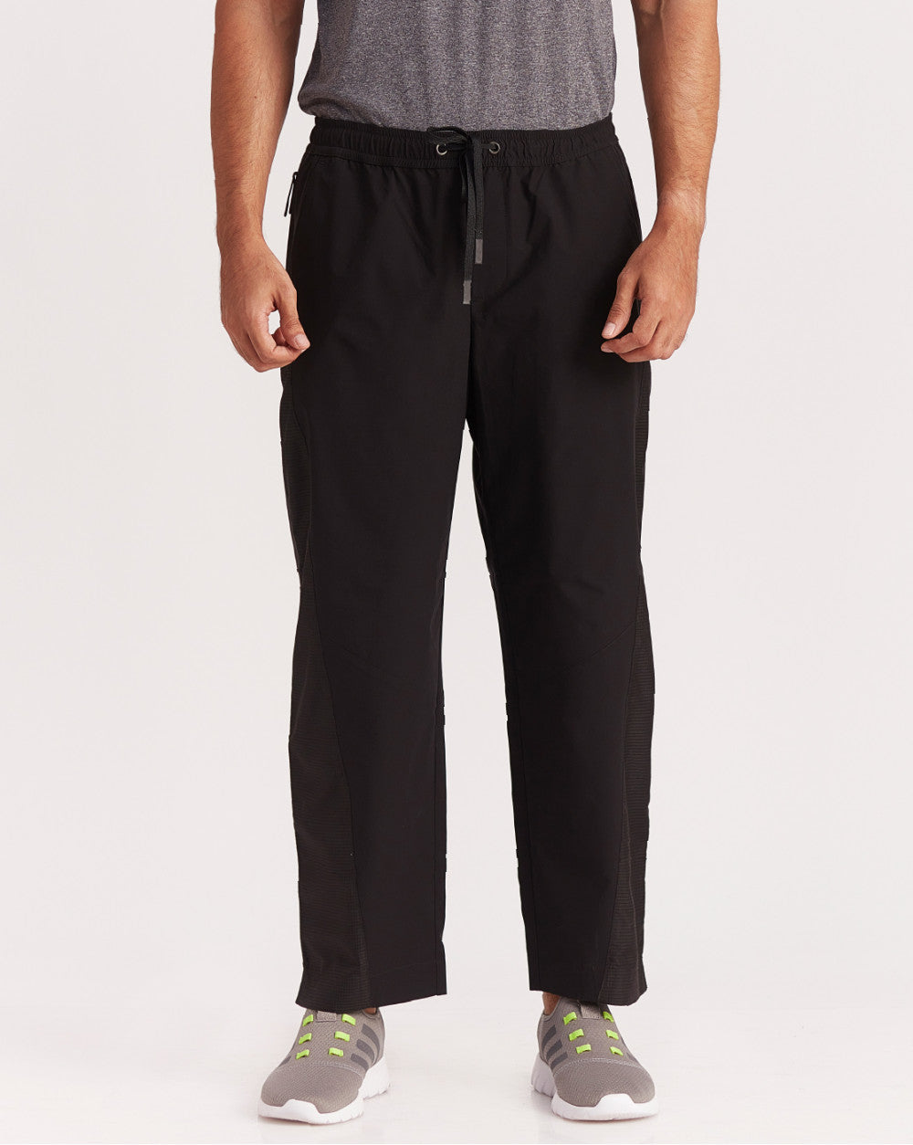 Regular Fit All-Day Track Pants - Jet Black