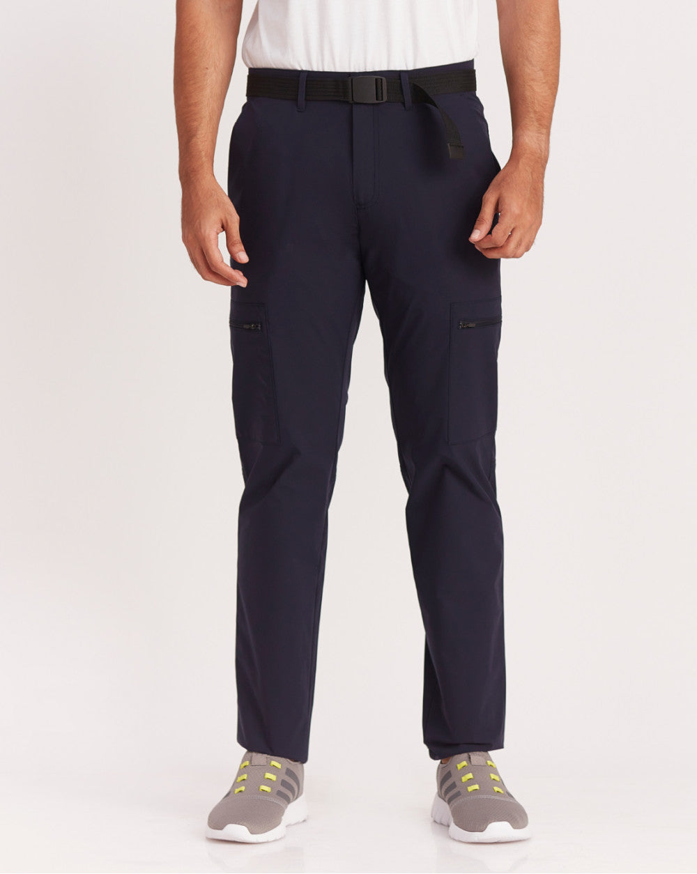 Straight Fit Hybrid Cargos - Navy