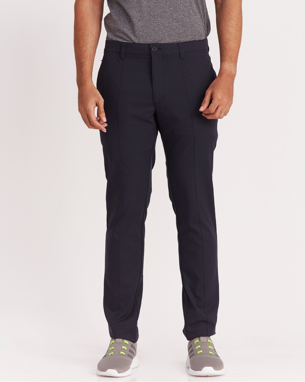 Slim Fit Performance Chinos - Navy
