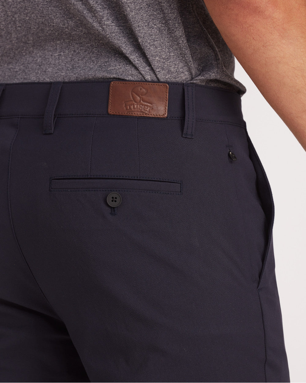 Slim Fit Performance Chinos - Navy