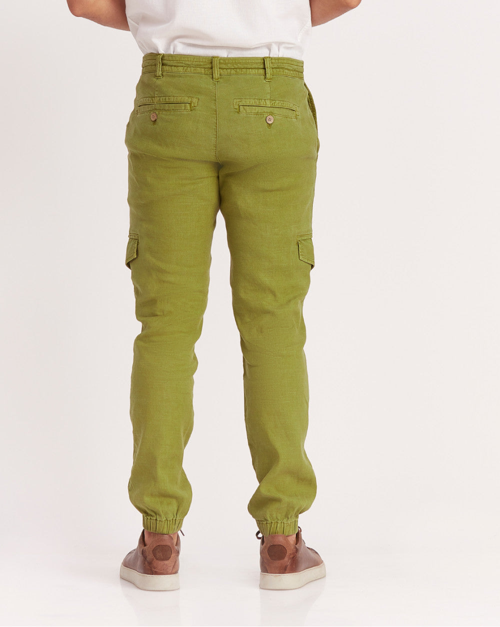 Tapered Fit Leisure Cargos - Olive