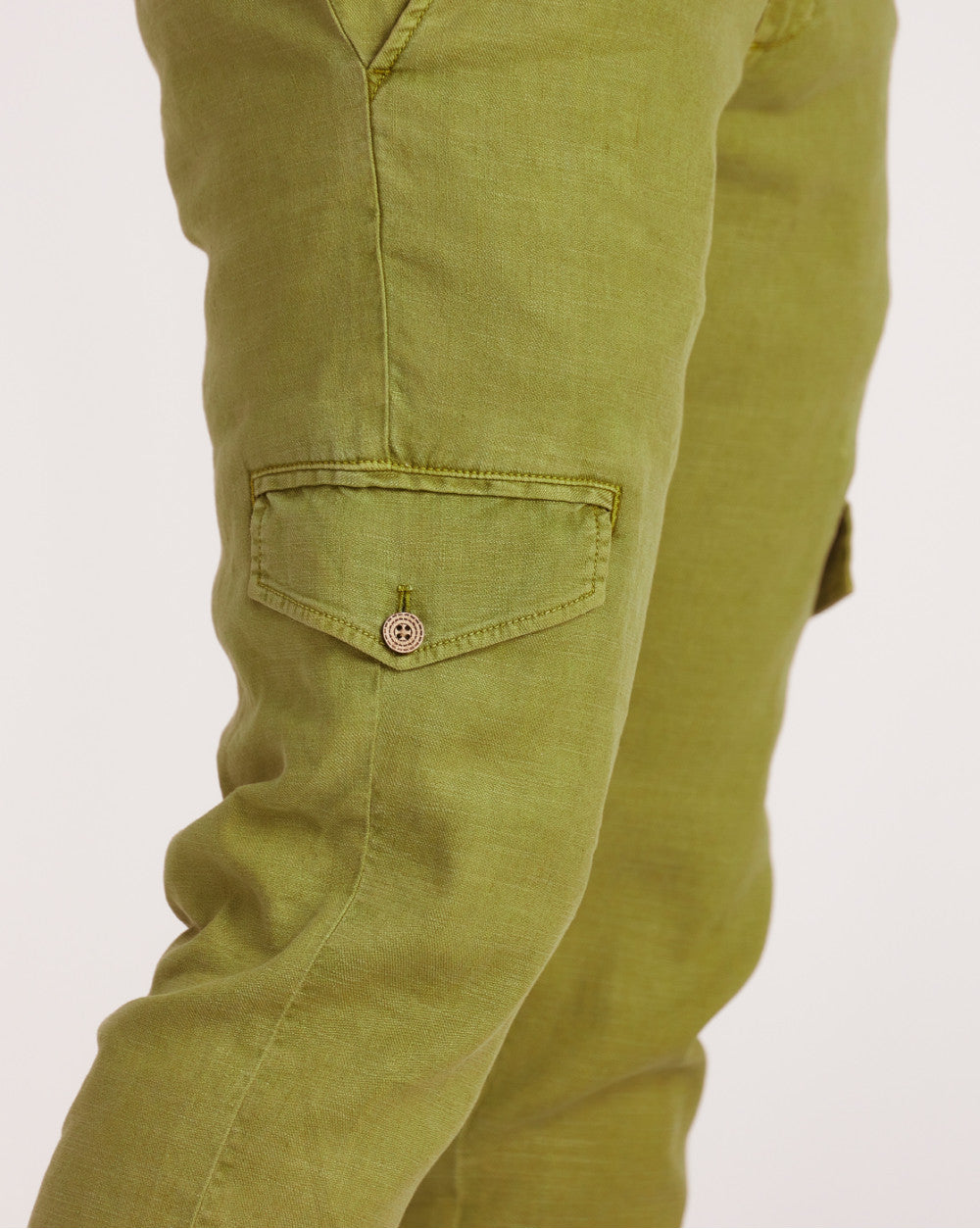 Tapered Fit Leisure Cargos - Olive