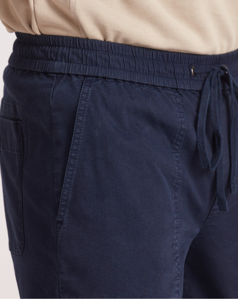 Tapered Fit Casual Joggers - Navy