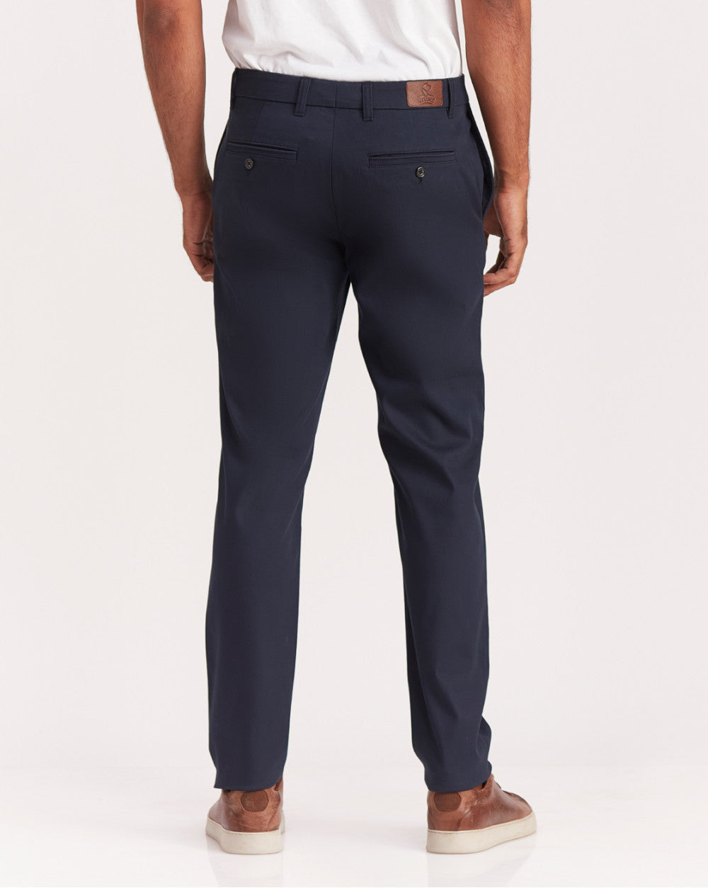 Tapered Fit Luxe Chinos - Navy