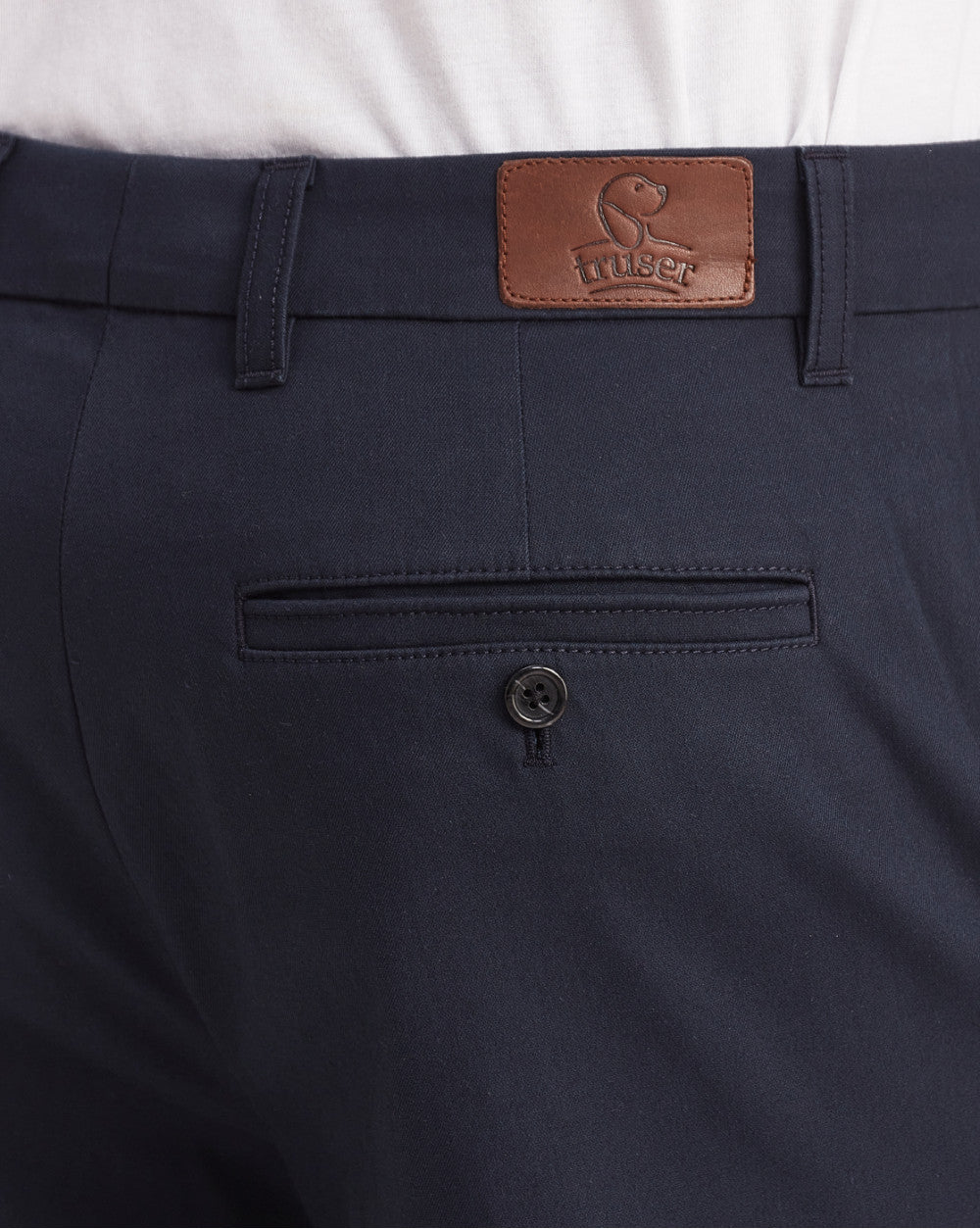 Tapered Fit Luxe Chinos - Navy