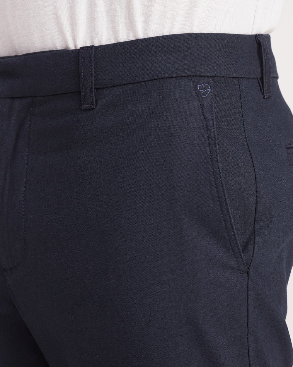 Tapered Fit Luxe Chinos - Navy