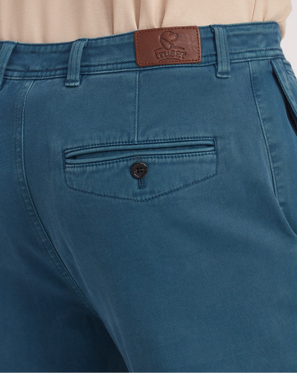 Tapered Fit Garment Dyed Chinos - French Navy