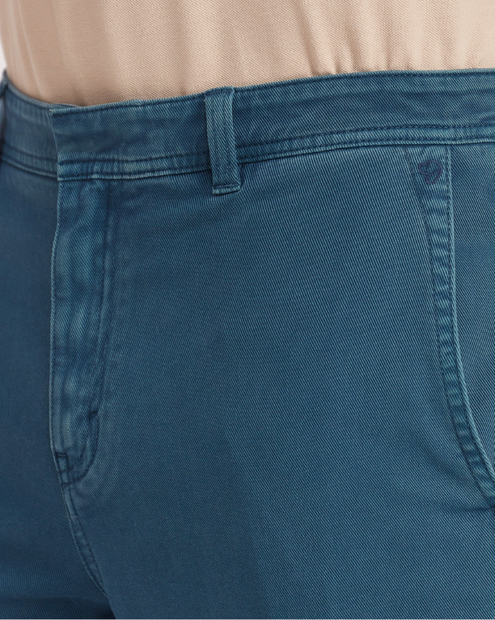 Tapered Fit Garment Dyed Chinos - French Navy