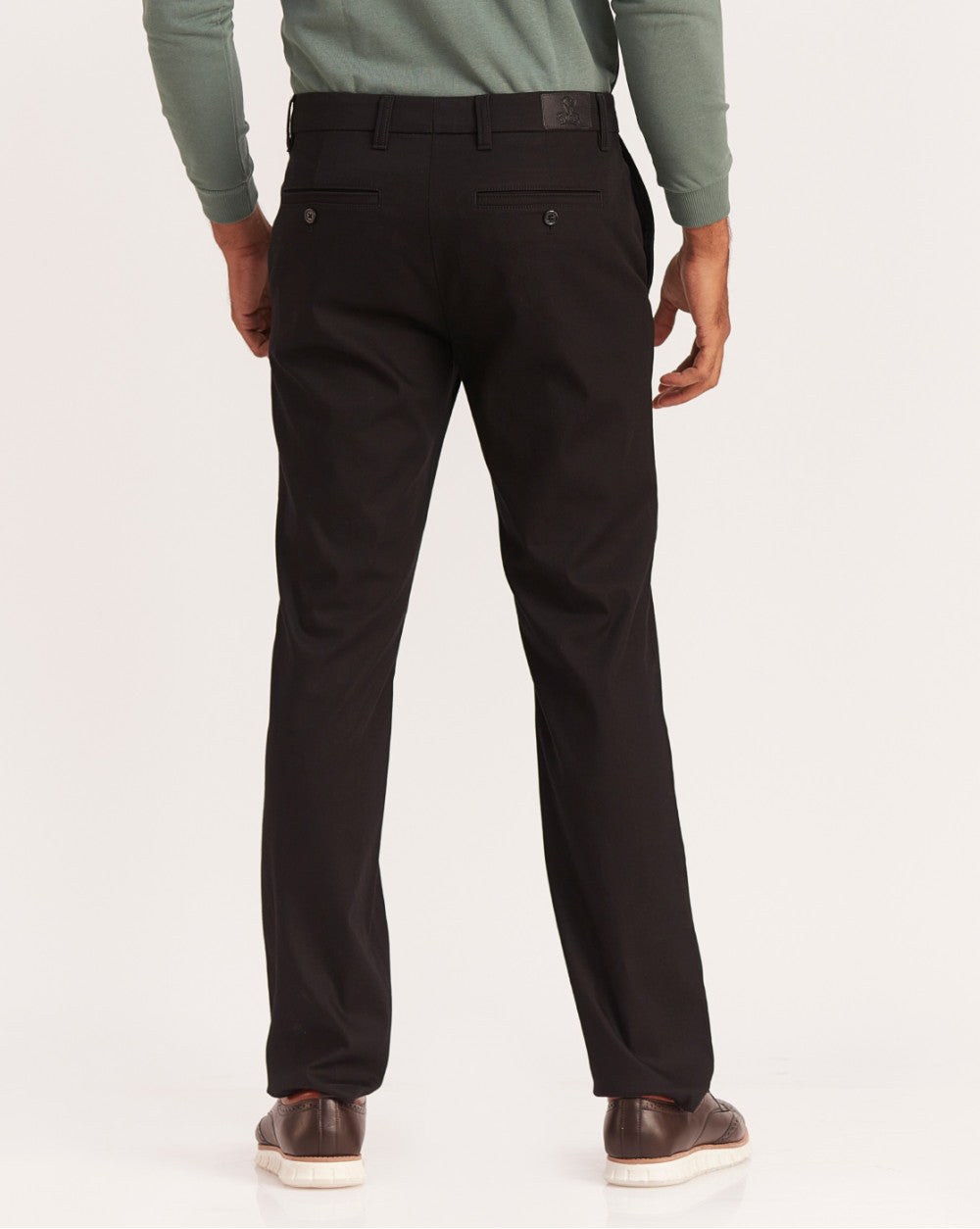 Regular Fit Fit Luxe Chinos - Jet Black