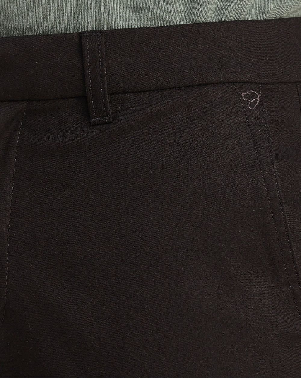 Regular Fit Fit Luxe Chinos - Jet Black