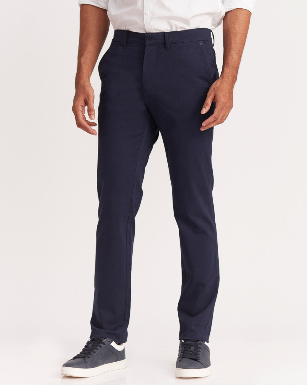 Regular Fit Fit Luxe Chinos - Navy