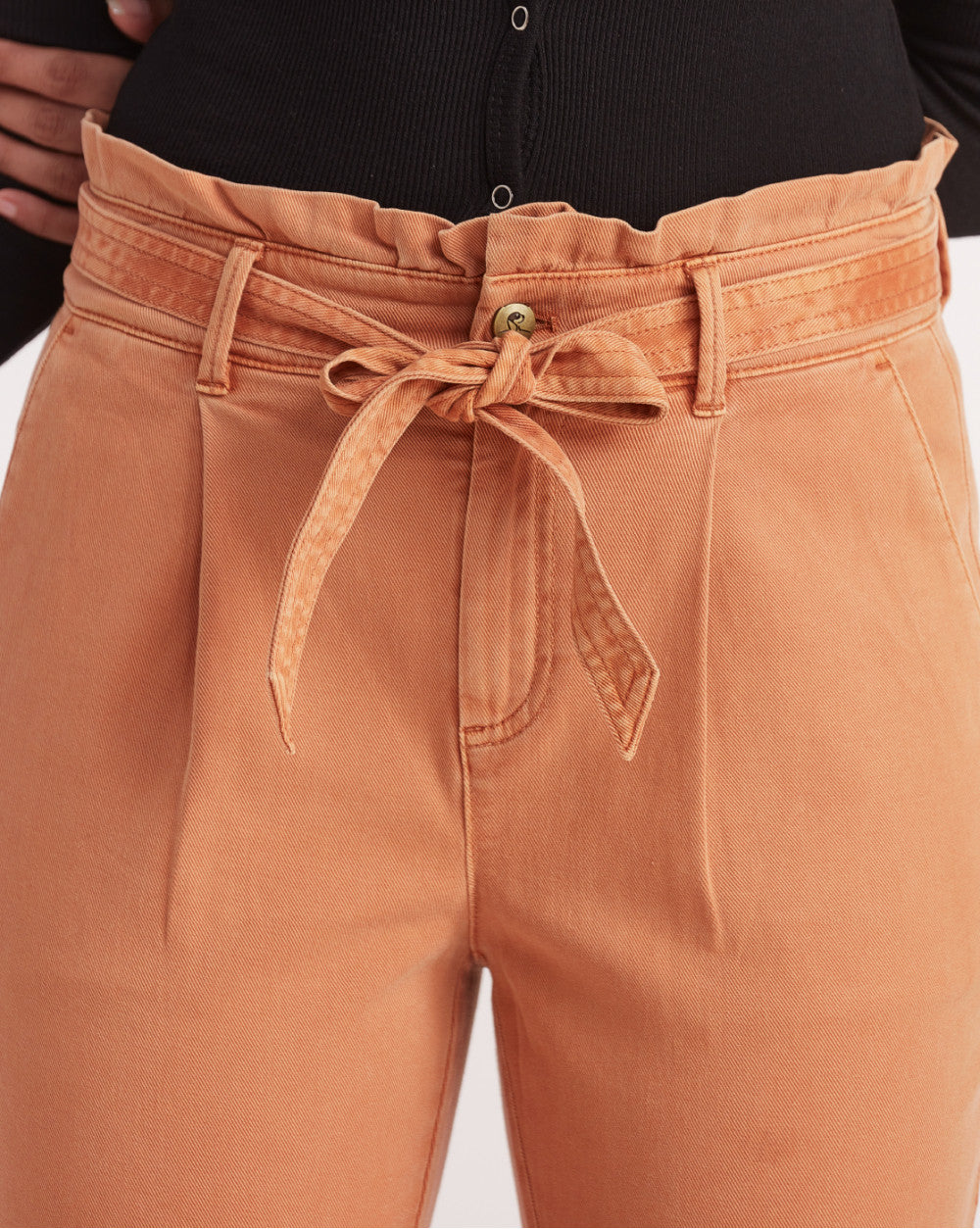 Tapered Fit Juan Tapered Garment-Dyed Pants - Almond Brown