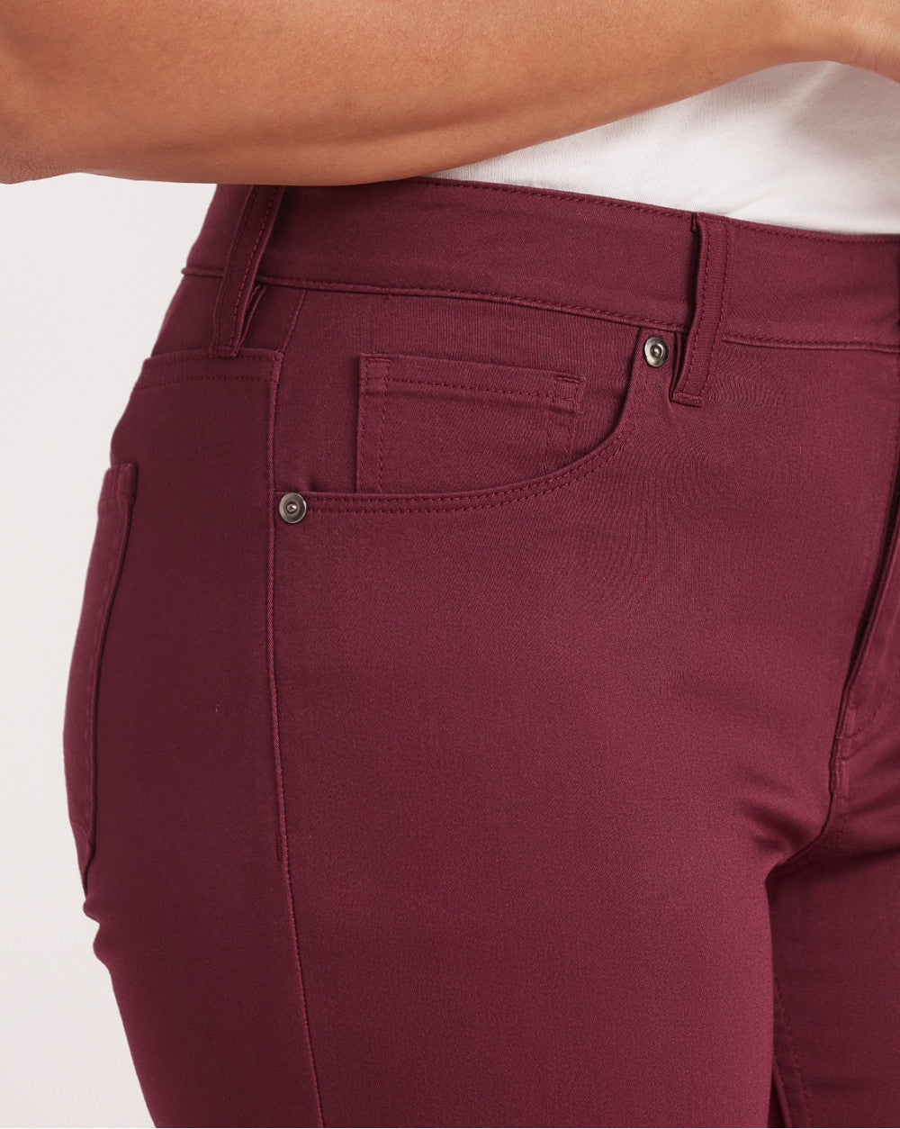 Fit And Flare & Flare Five-Pocket Pants - Grape