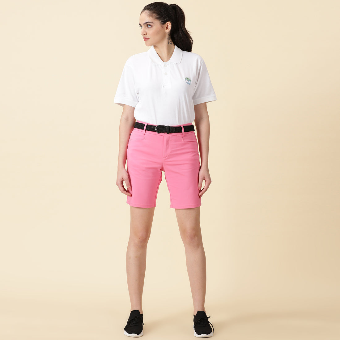 Slim Fit Golf Shorts - Bubble Gum Pink