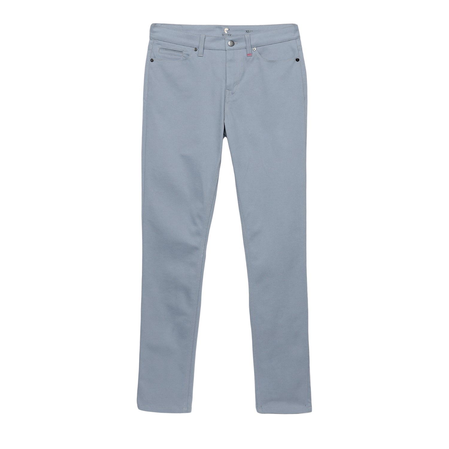 STRAIGHT FIT LUXE FIVE-POCKET PANTS - WASH DENIM