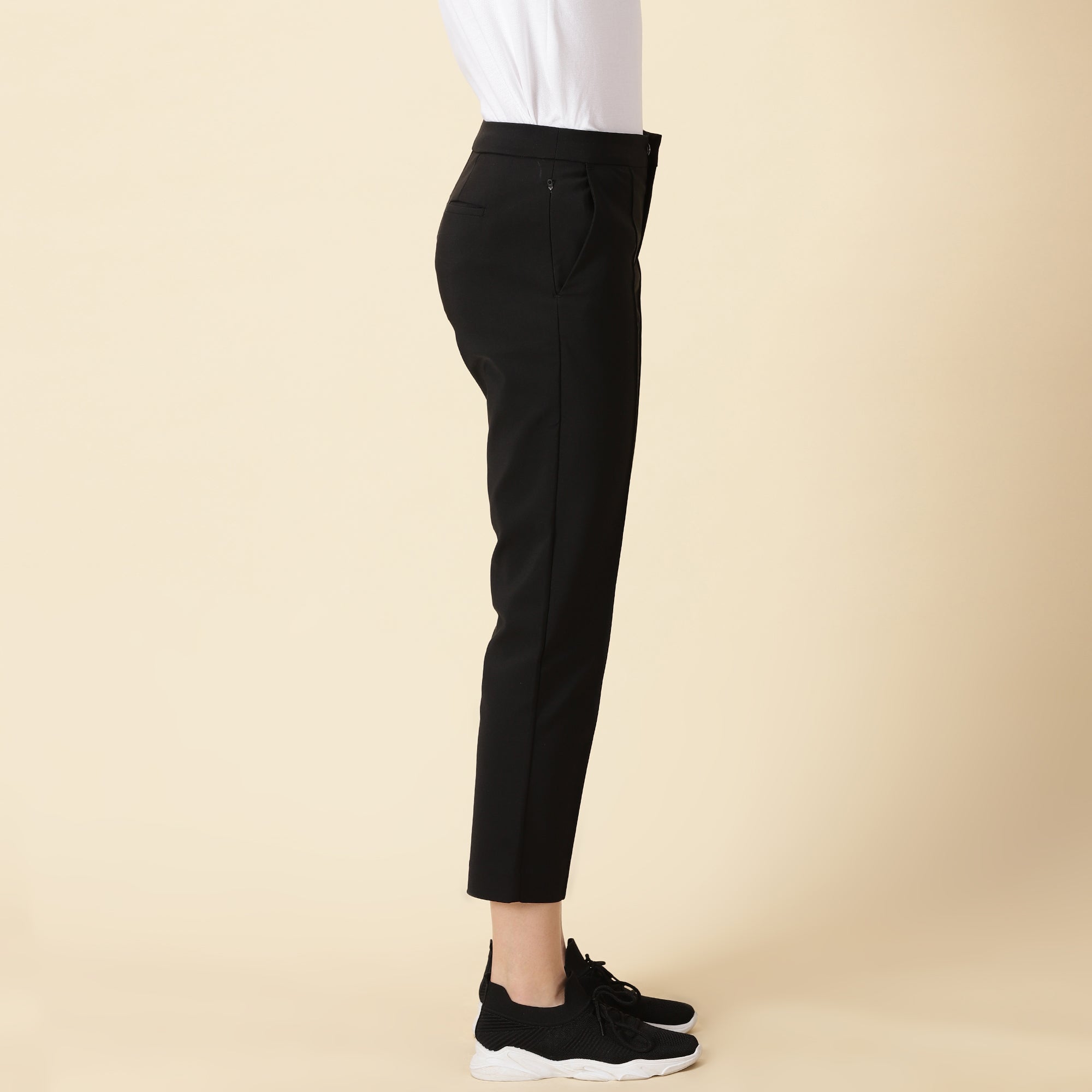Slim Fit Golf Pants - Black