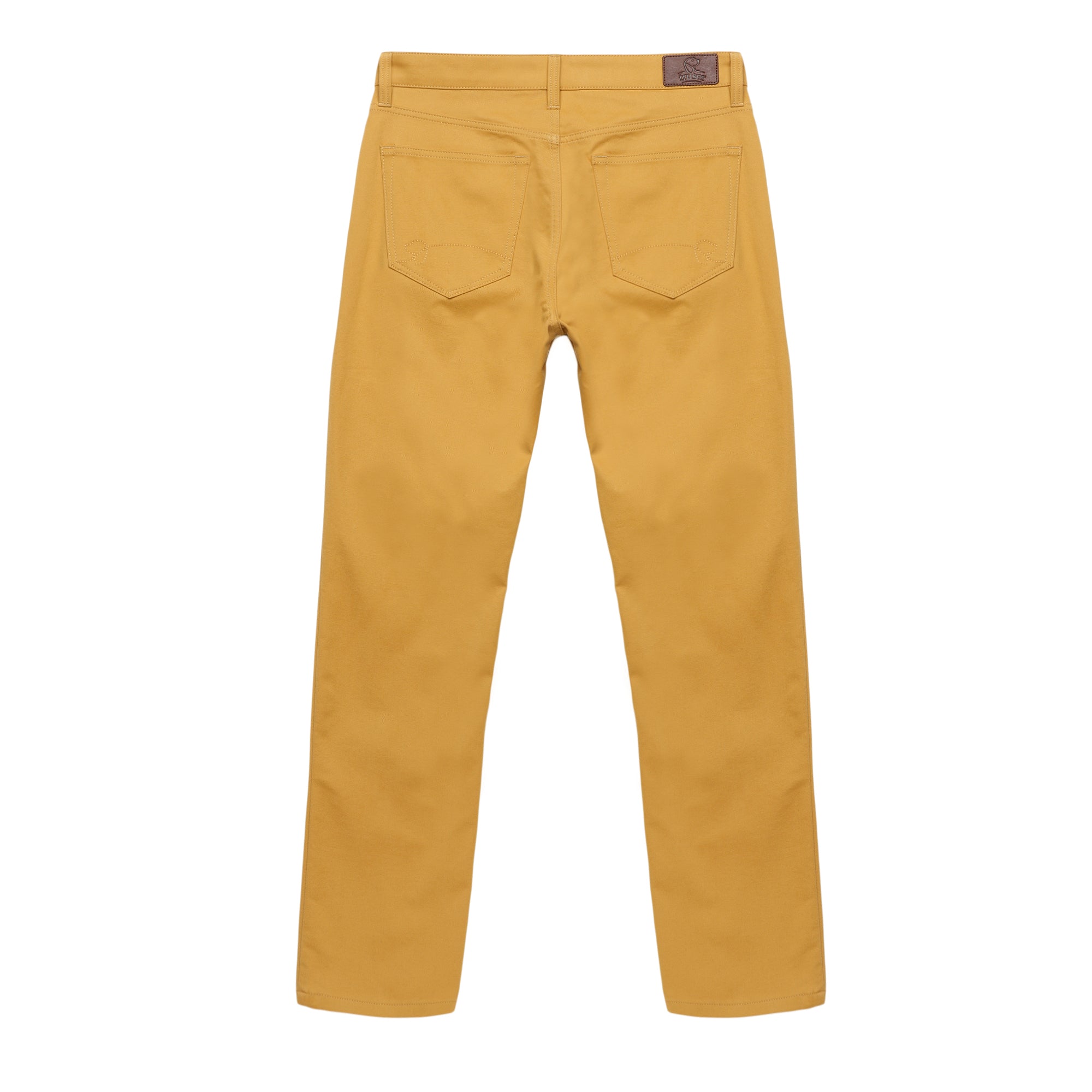 Skinny Fit Five-Pocket Luxe Pants - Ochre