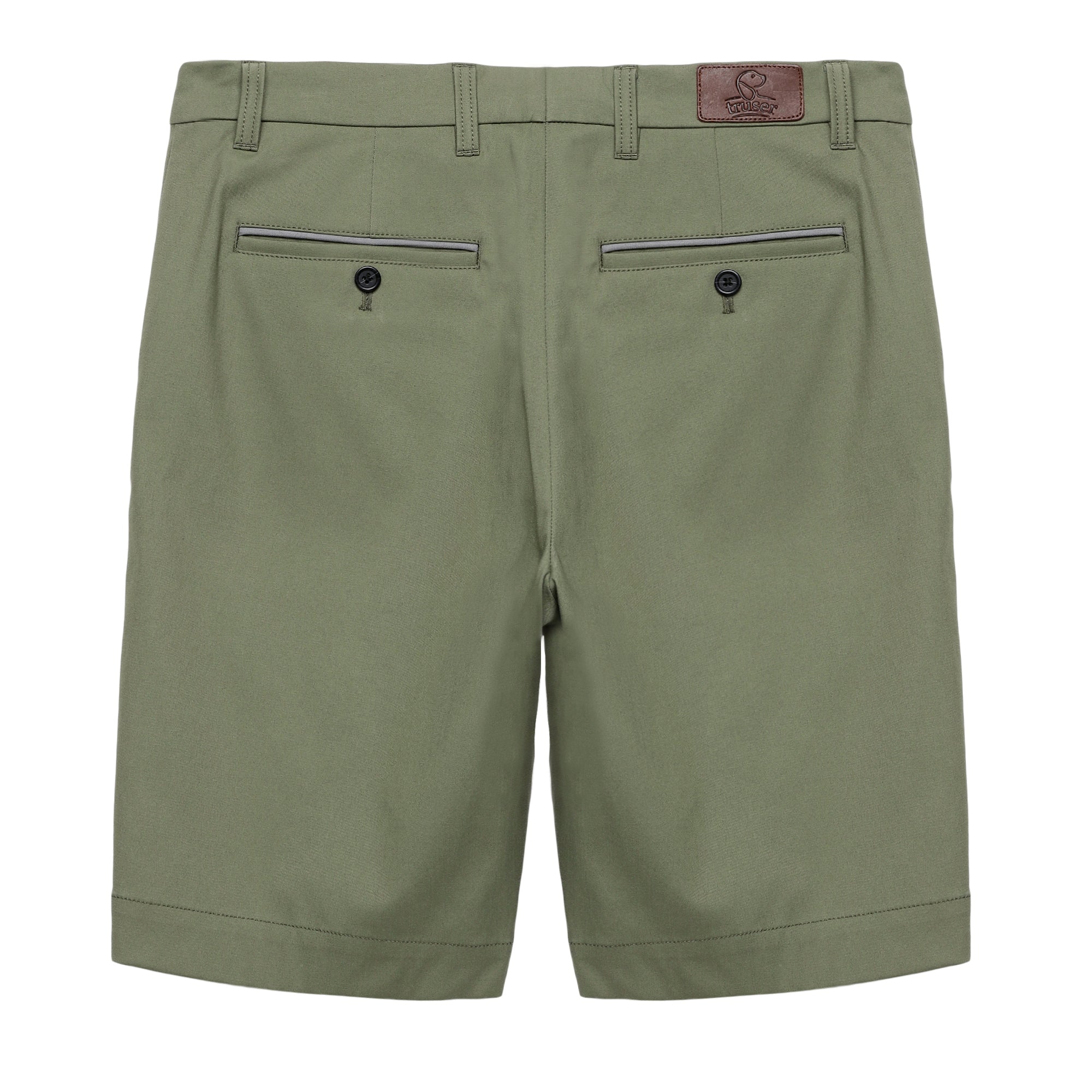 Tapered Fit Chino Shorts - Olivine Green