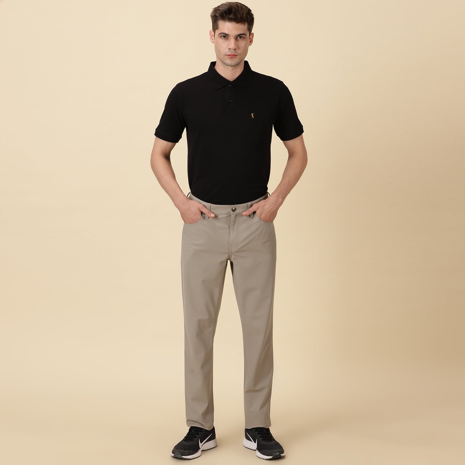Slim Fit Golf Pant - Light Khaki