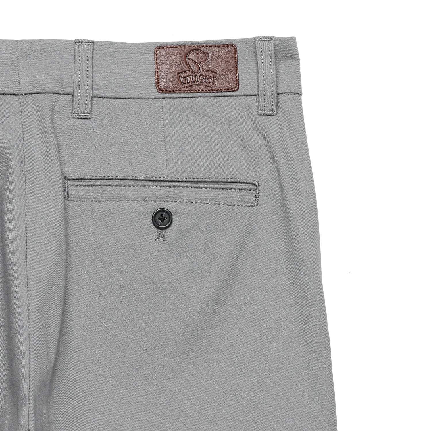 Regular Fit Luxe Chinos - Frost Grey