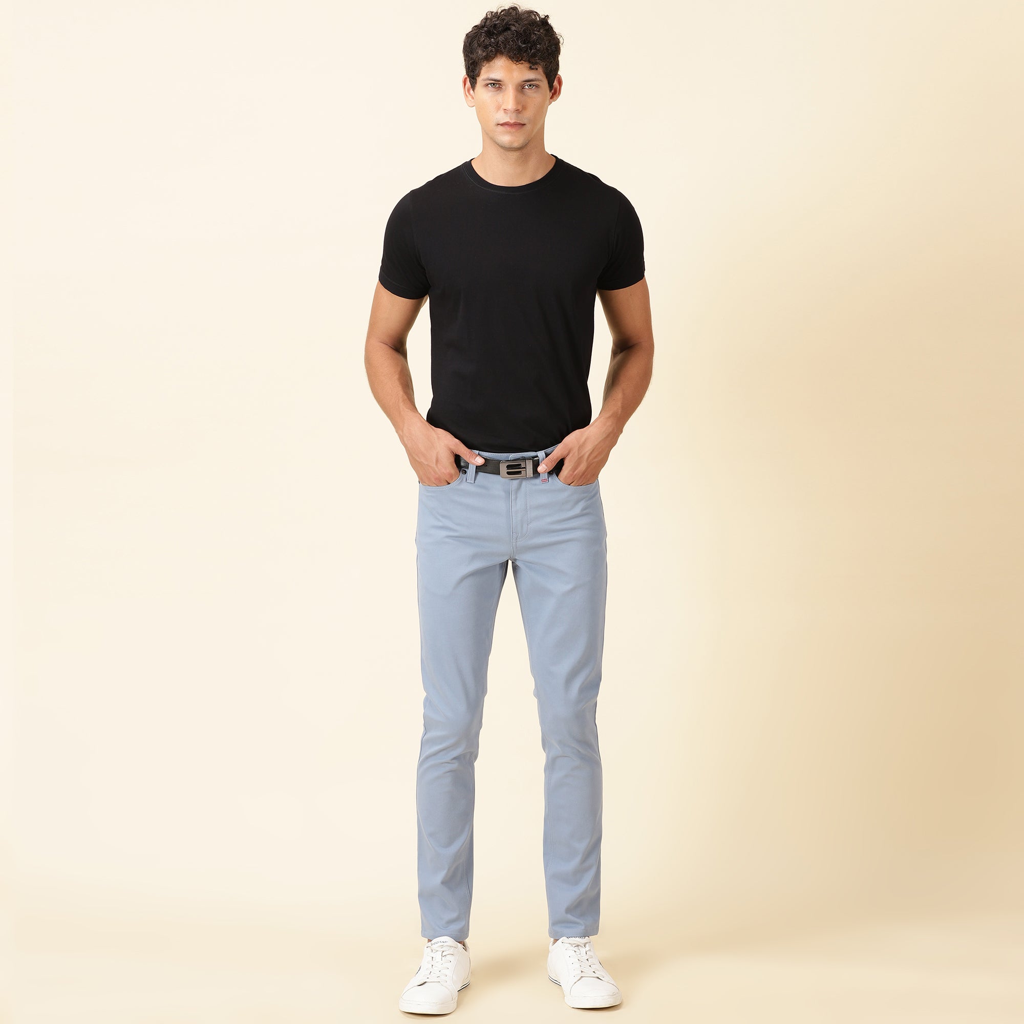 Anaheim Slim Fit Five-Pocket Luxe Pants - Wash Denim – Truser