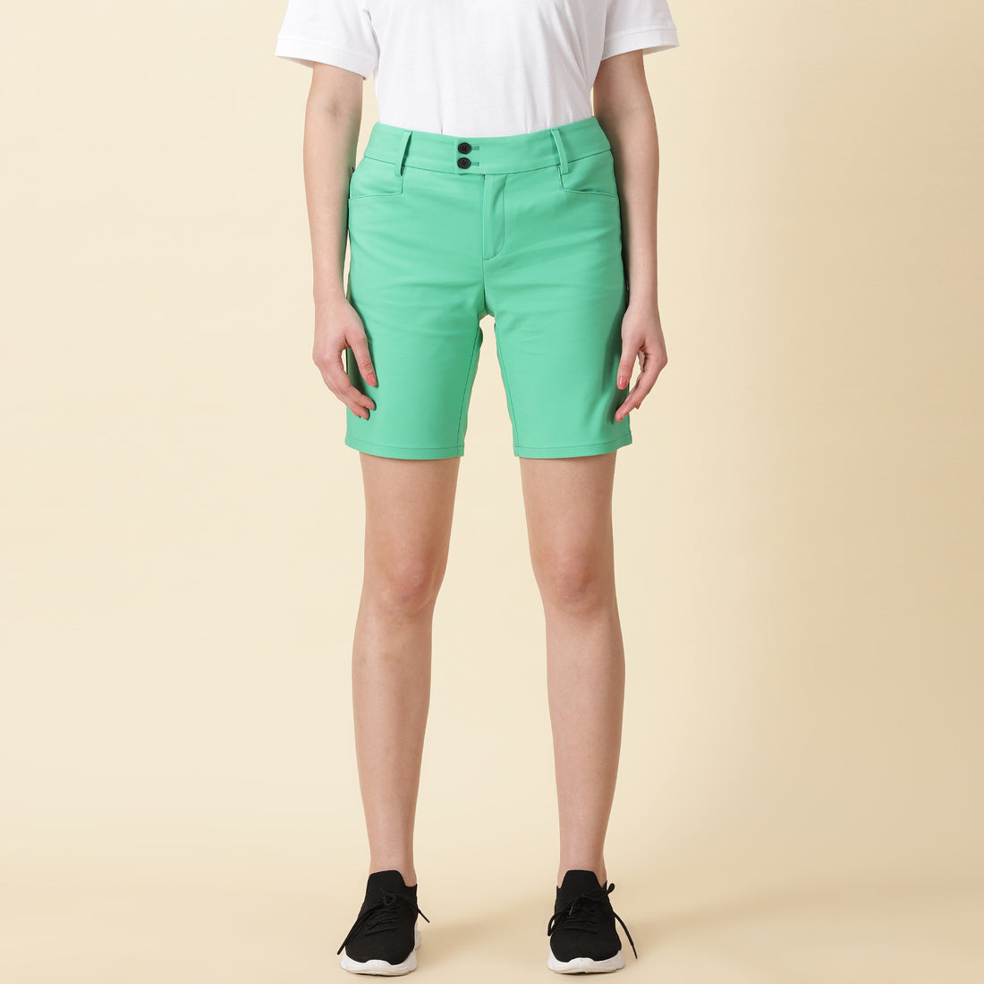 Slim Fit Golf Shorts - Shamrock Green