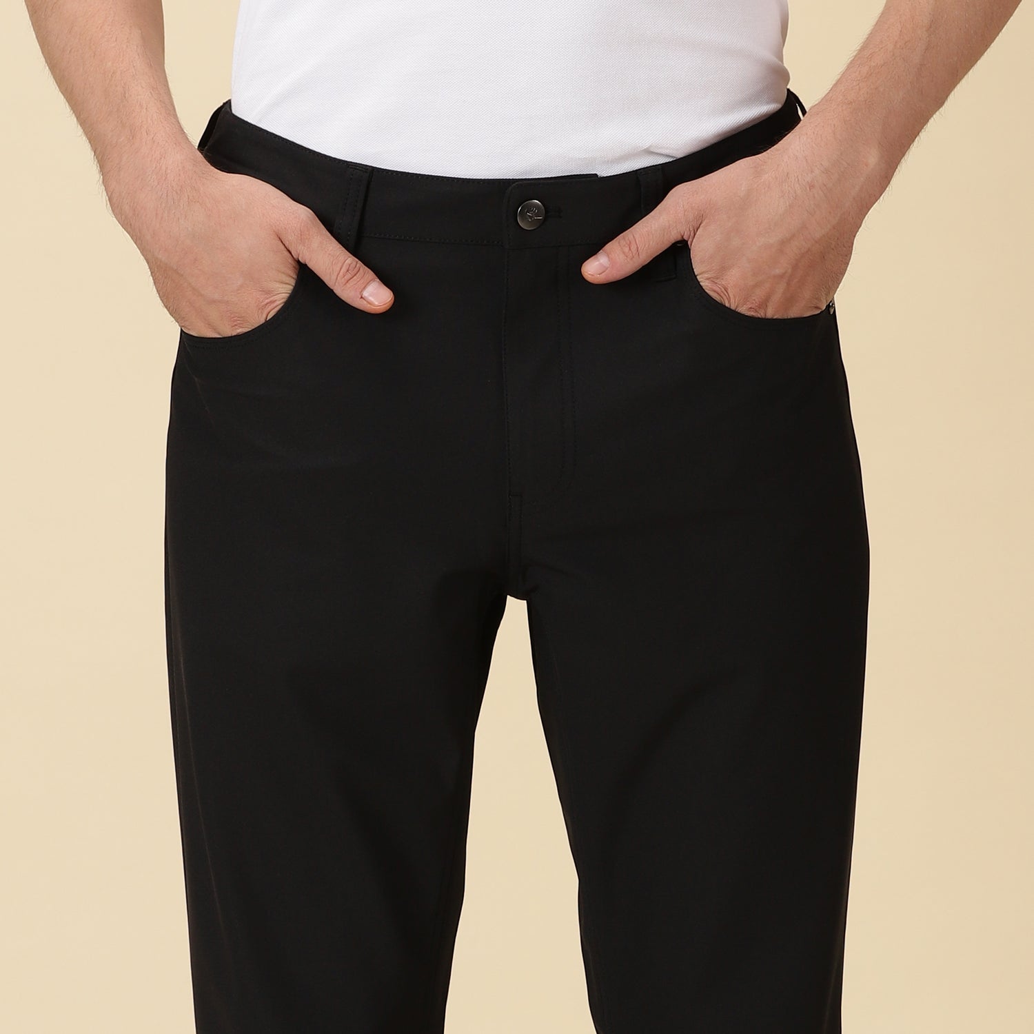 Slim Fit Golf Pant - Black