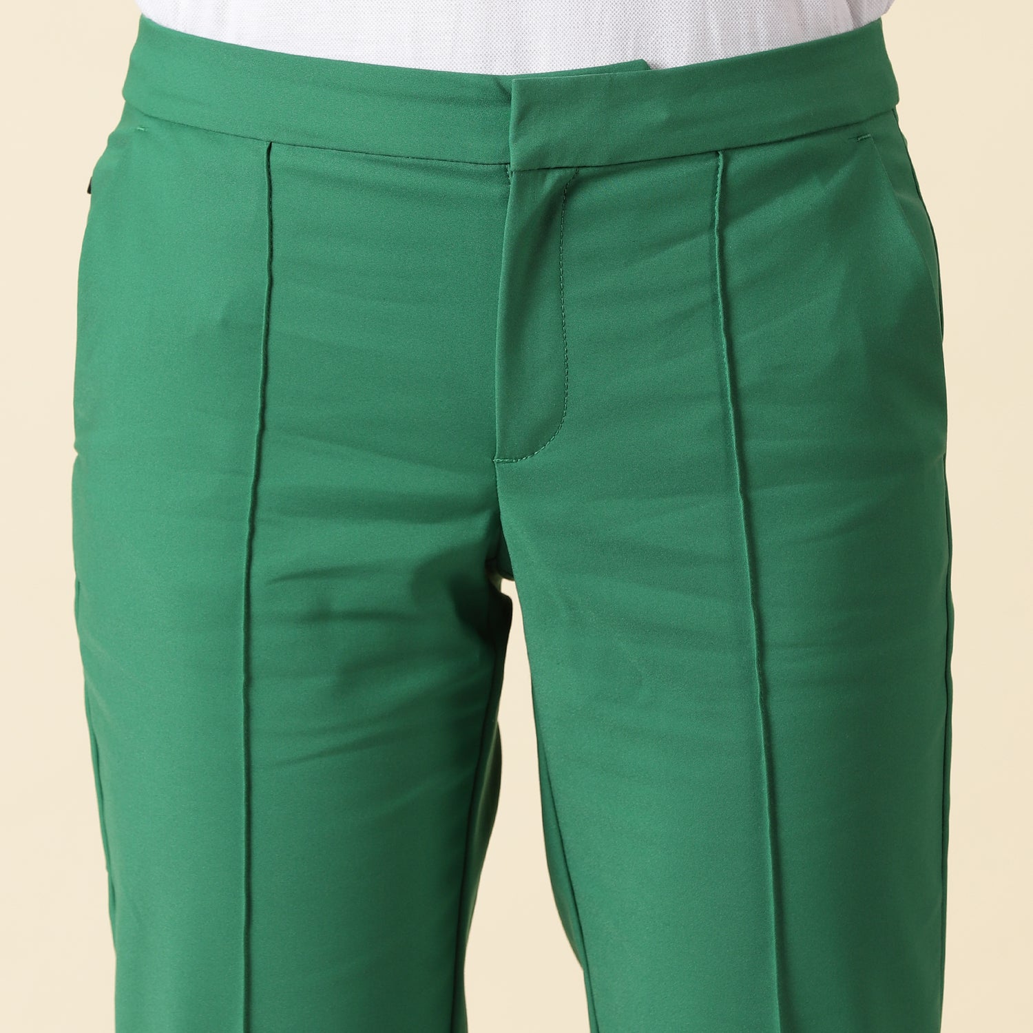 Slim Fit Golf Pants - Grass Green