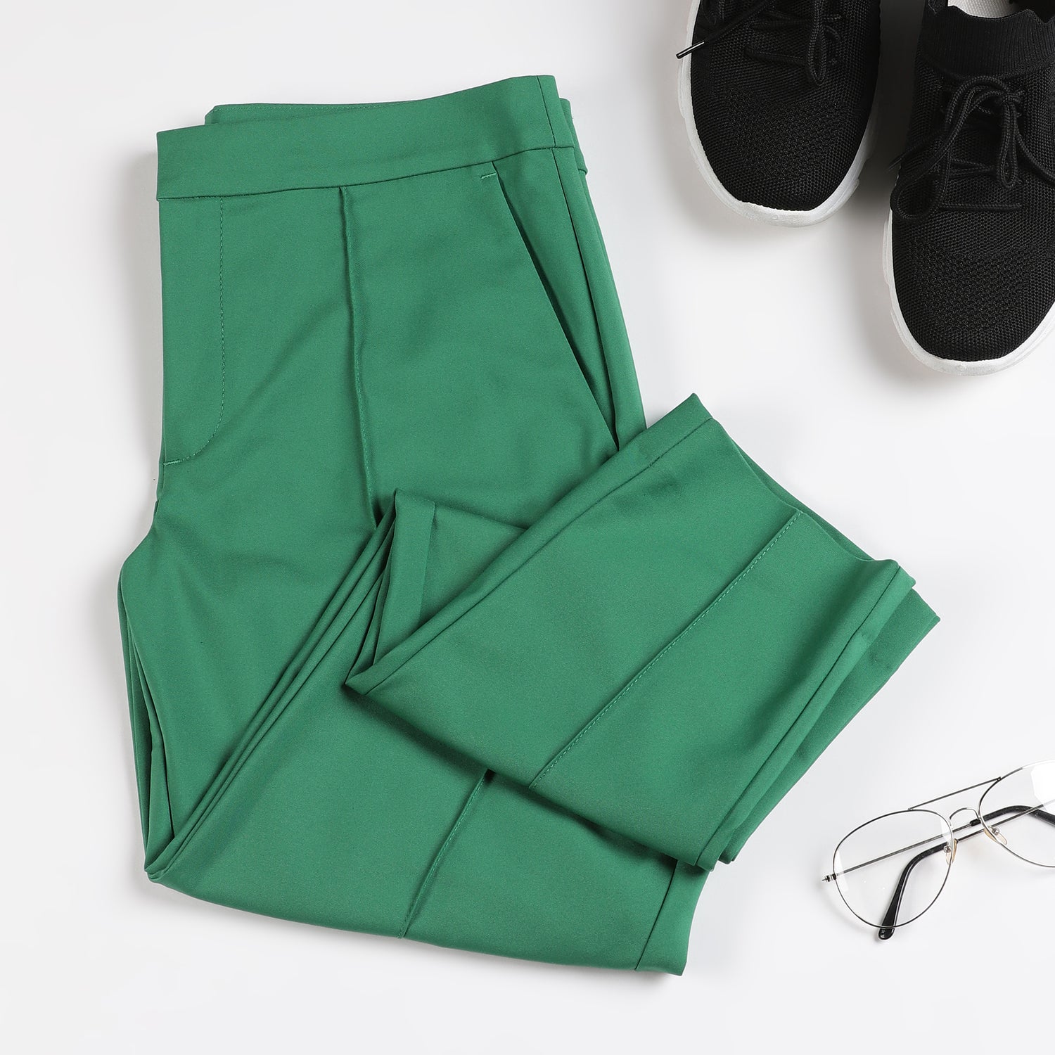 Slim Fit Golf Pants - Grass Green