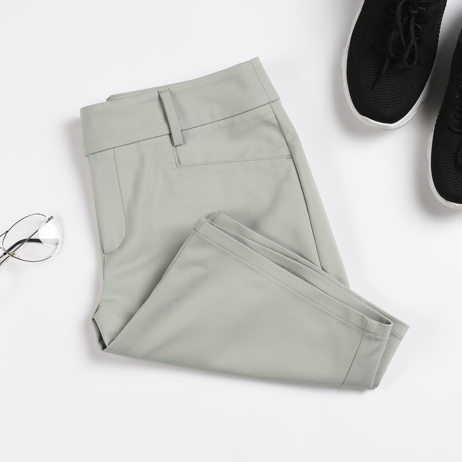 Slim Fit Golf Shorts - Laurel Green