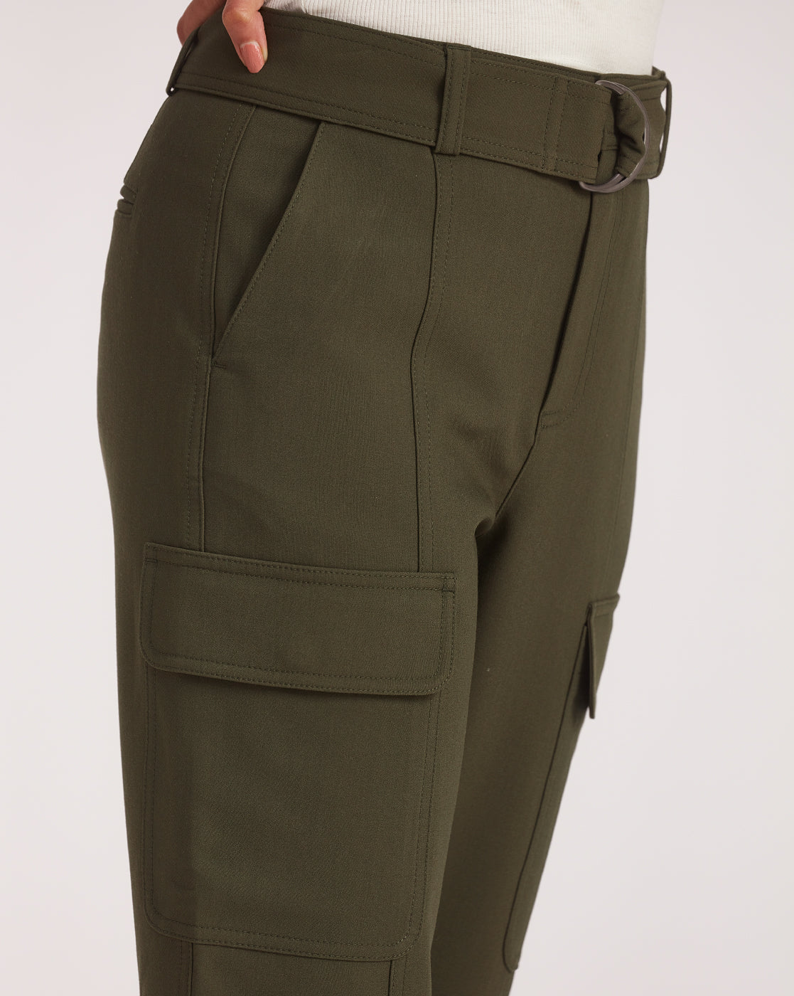 Tapered Fit Refined Cargo - Dark Olive