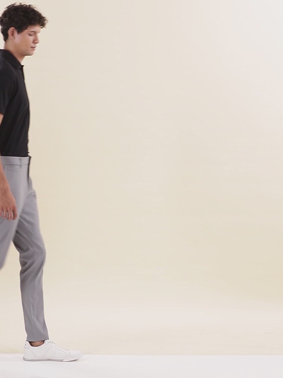 Tapered Fit Luxe Chinos - Frost Grey