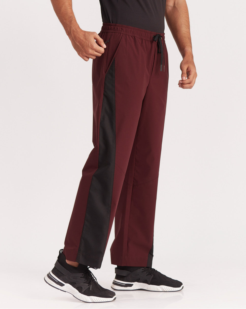 Regular Fit All-Day Track Pants - Maroon