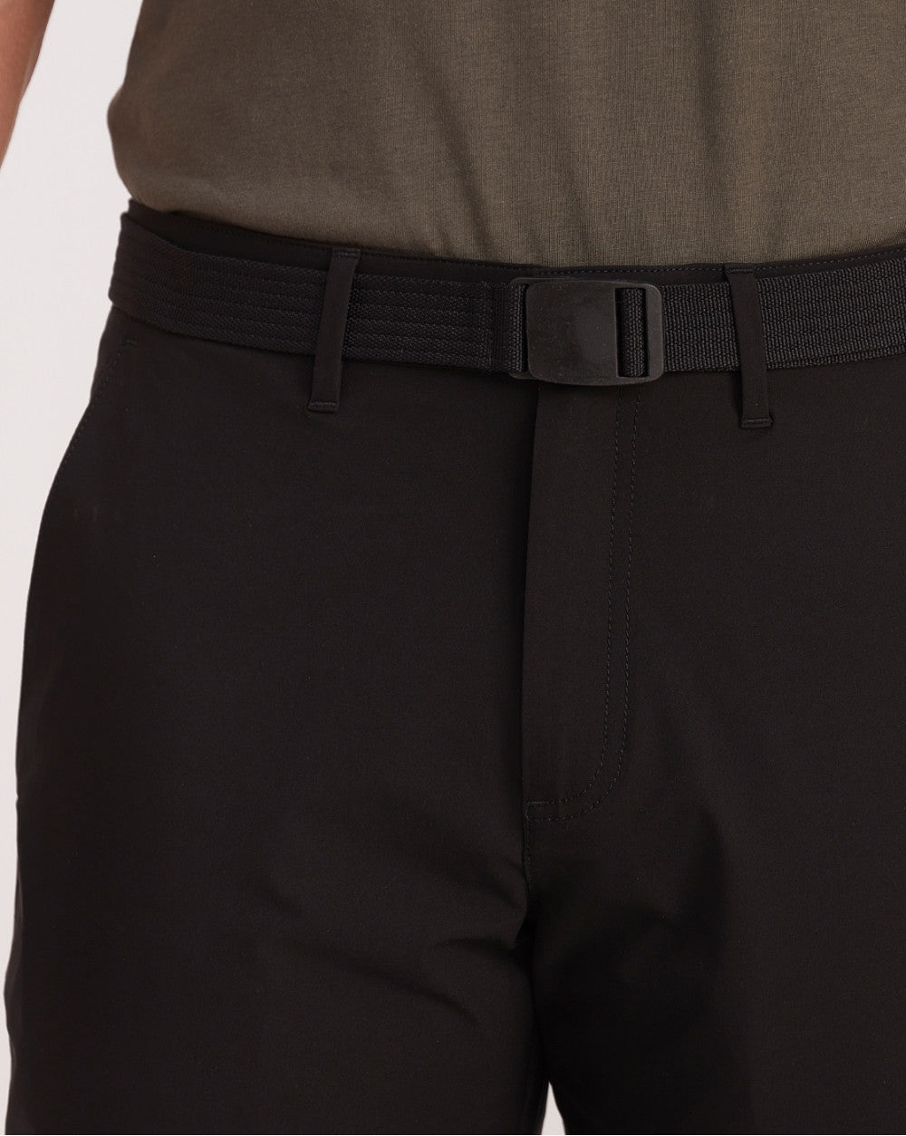 Straight Fit Hybrid Cargos - Jet Black