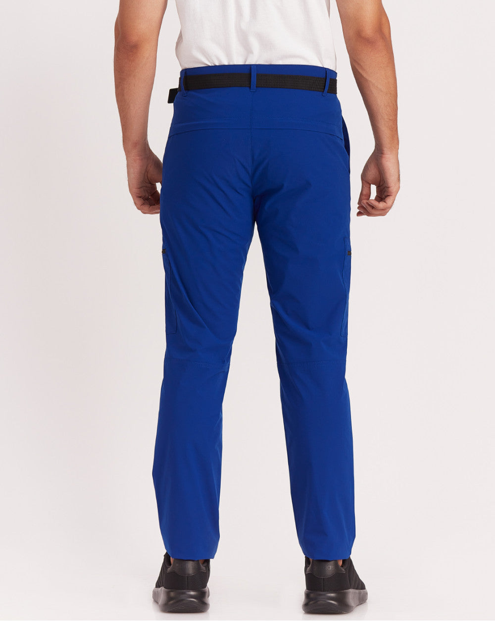 Straight Fit Hybrid Cargos - Mountain Blue