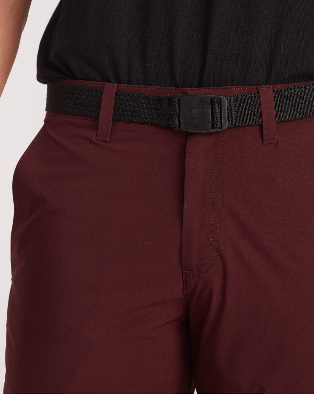 Straight Fit Hybrid Cargos - Maroon