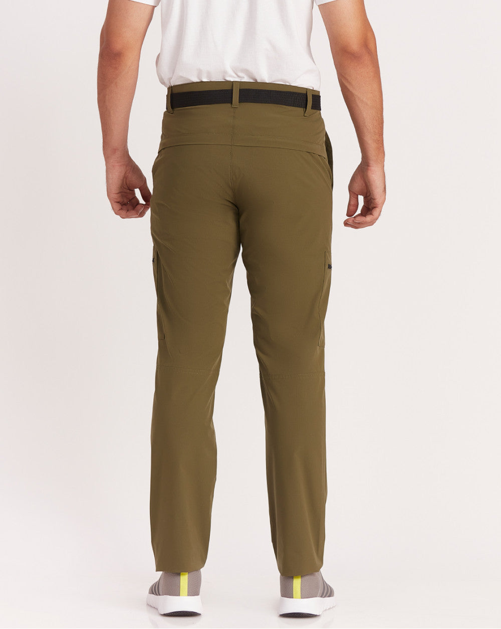 Straight Fit Hybrid Cargos - Olive