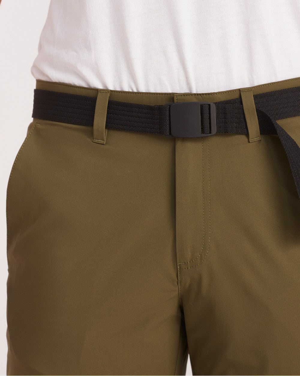 Straight Fit Hybrid Cargos - Olive