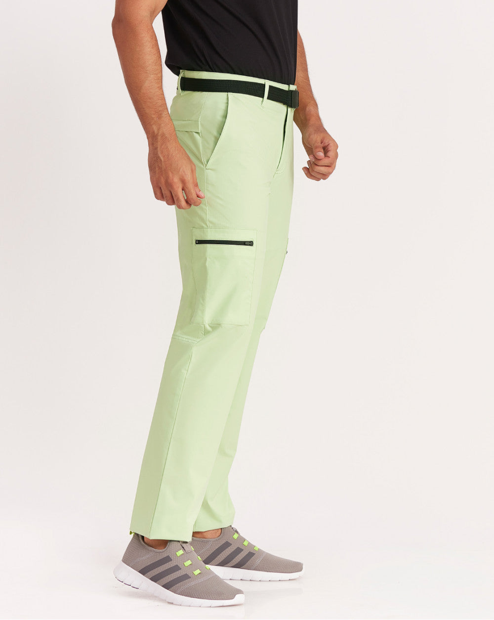 Straight Fit Hybrid Cargos - Light Mint