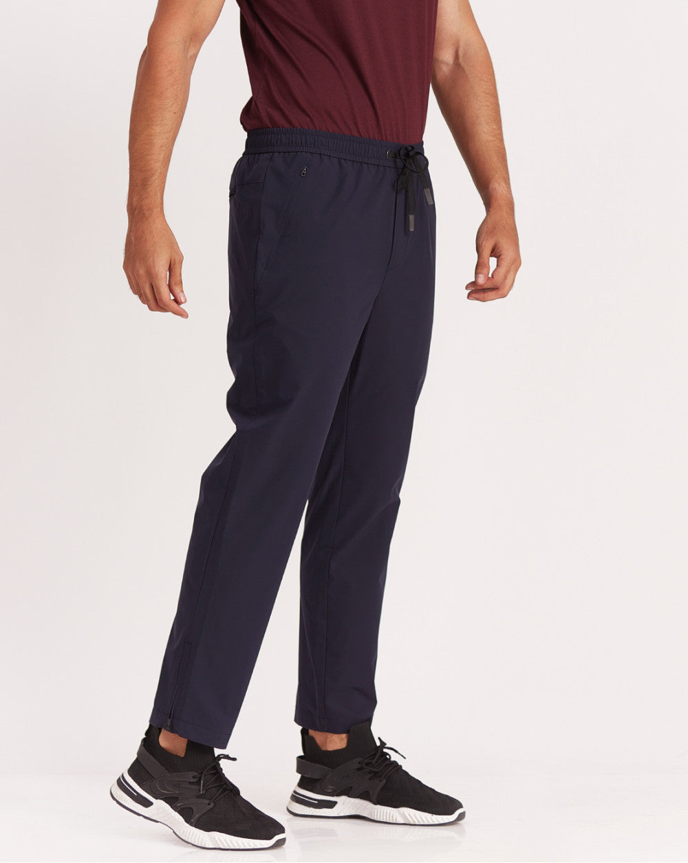 Slim Fit Performance Tech Joggers - Navy