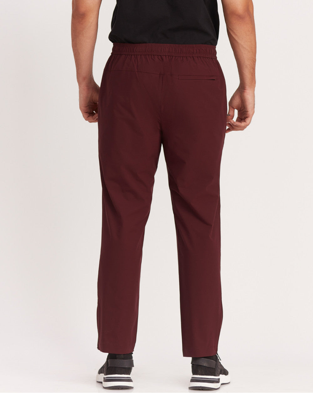 Slim Fit Performance Tech Joggers - Maroon