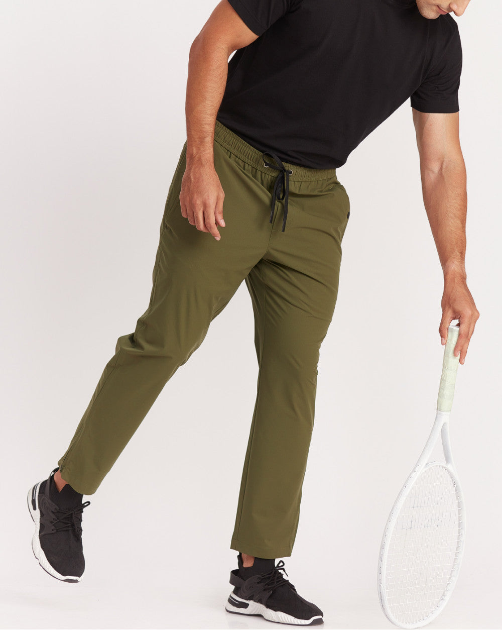 Slim Fit Performance Tech Joggers - Olive