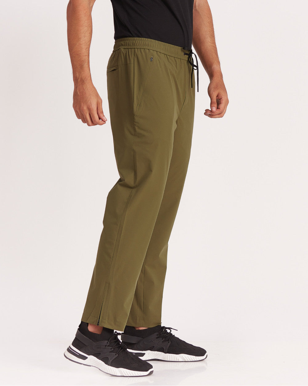 Slim Fit Performance Tech Joggers - Olive