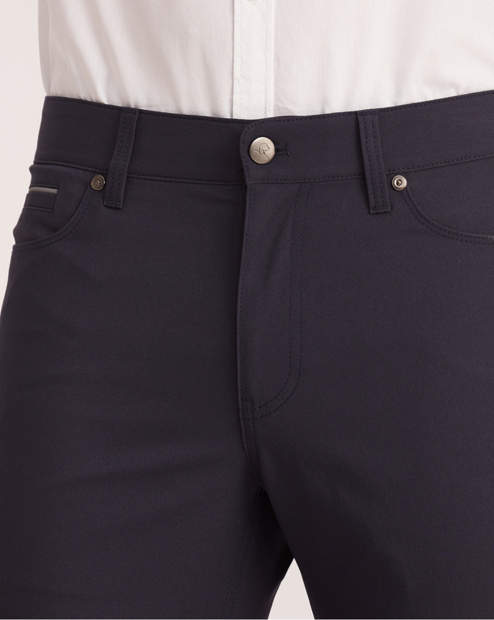 Slim Fit 5-Pocket Performance Pants - Navy