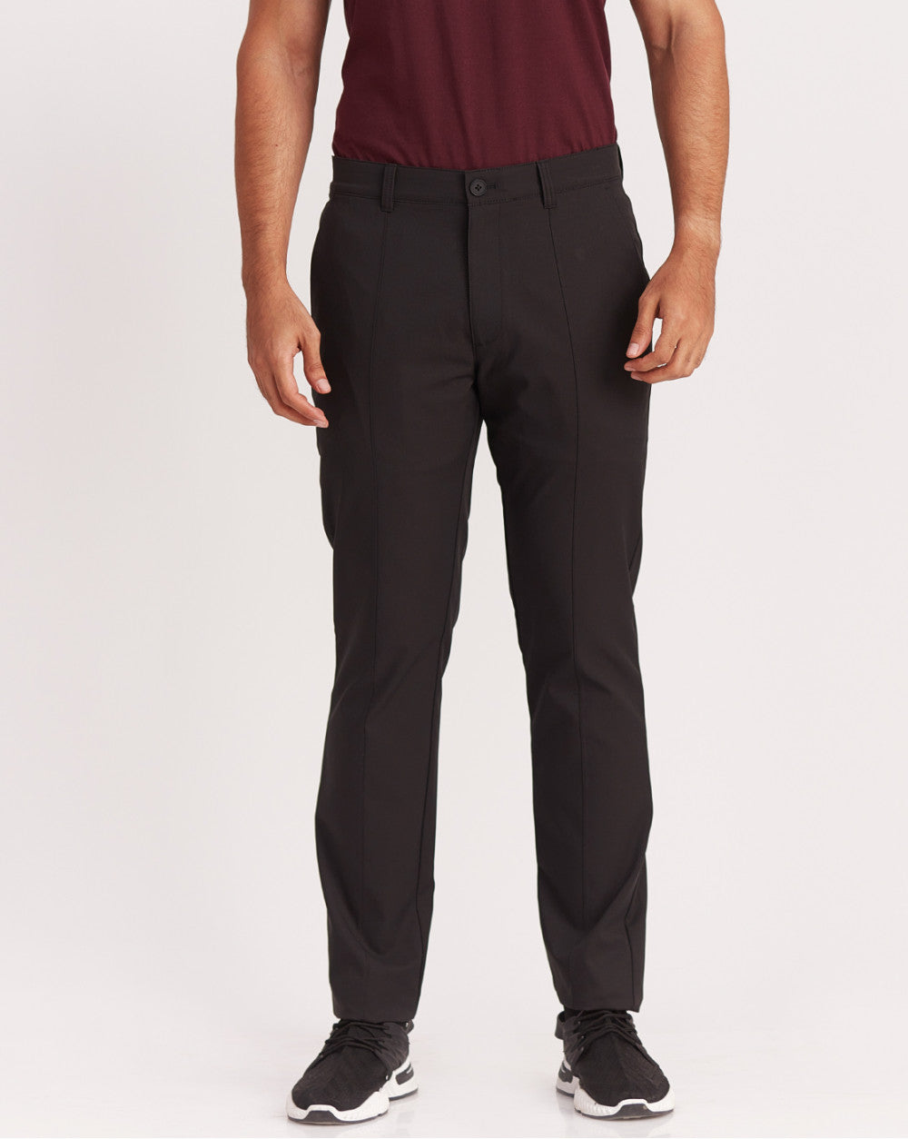 Slim Fit Performance Chinos - Black