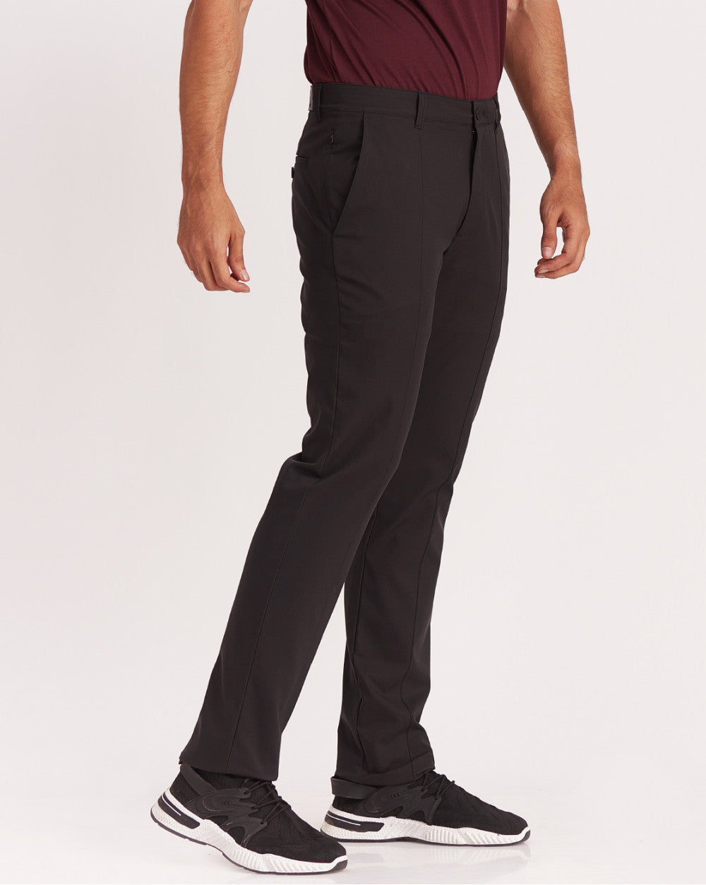 Slim Fit Performance Chinos - Black