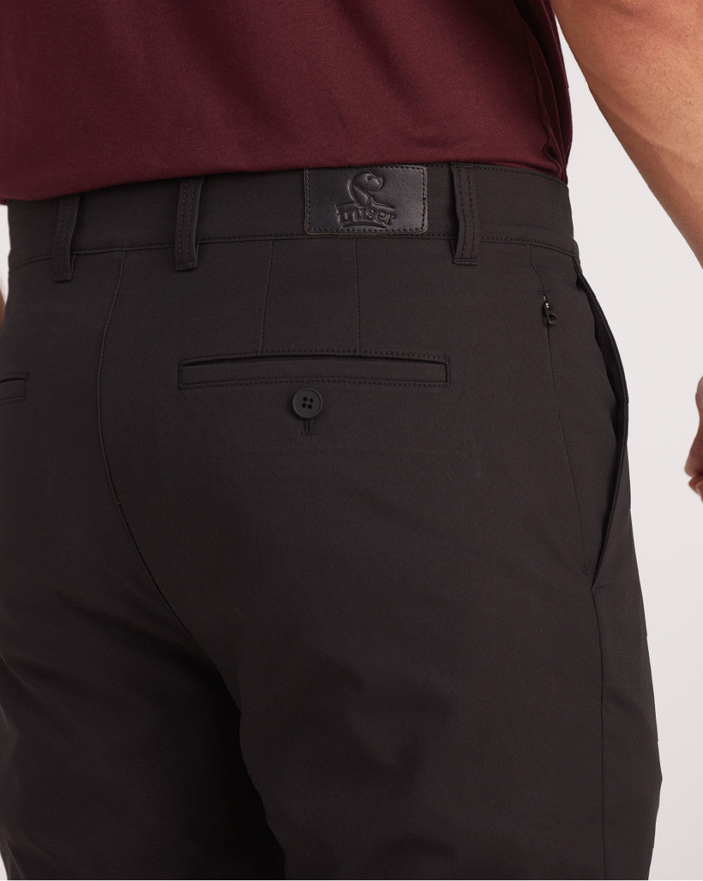 Slim Fit Performance Chinos - Black