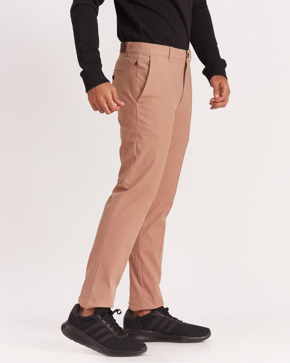 Slim Fit Performance Chinos - Tan Brown